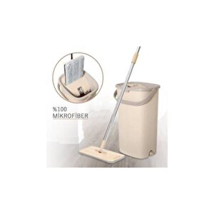 Tablet Magic Flat Mop Yer Duvar Silme Microfiber Paspas Temizlik Seti