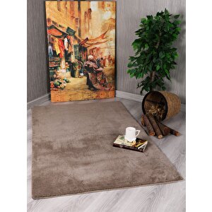 Modern Dekoratif Kaymaz Taban Simirna  Halı Yolluk 150x150 cm