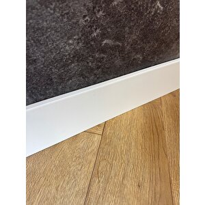 10 Cm Yalı Serisi K10 Model Lake Beyaz Pvc Süpürgelik