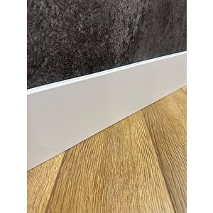 10 Cm Yalı Serisi K10 Model Lake Beyaz Pvc Süpürgelik