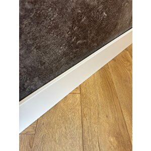 10 Cm Yalı Serisi K10 Model Lake Beyaz Pvc Süpürgelik