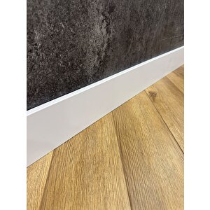 10 Cm Yalı Serisi K10 Model Lake Beyaz Pvc Süpürgelik