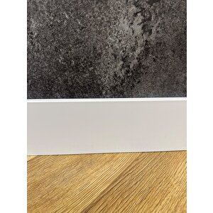 10 Cm Yalı Serisi K10 Model Lake Beyaz Pvc Süpürgelik