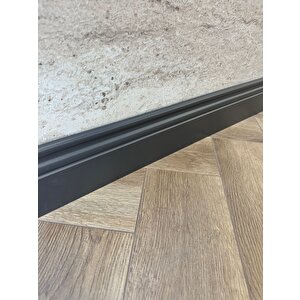 10 Cm Yalı Serisi Antrasit Pvc Süpürgelik