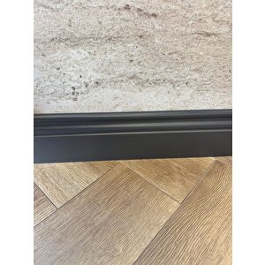 10 Cm Yalı Serisi Antrasit Pvc Süpürgelik