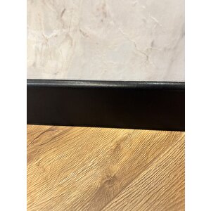 8 Cm Düz Siyah Parke Süpürgelik