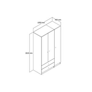 Üç Kapılı Gardırop Ud