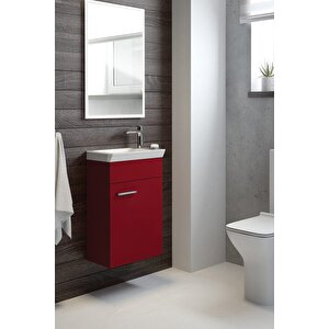 Mat Kırmızı Yapışkanlı Kaplama Folyosu 61 Cm X 3 Mt