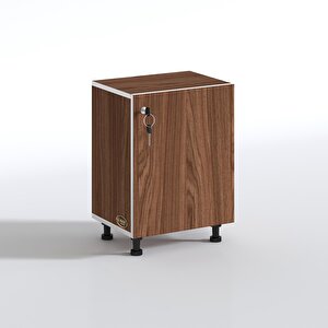 Kenzlife Sepetli Kilitli Mutfak Dolabı Ruberukilit Cvz 062x45x30 Banyo Çamaşır Beyaz 4 Lü Sepet