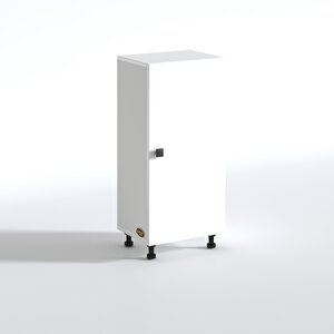 Kenzlife Sepetli Mutfak Dolabı Ruberukapak Byz 098x45x30 Kapaklı Banyo Çamaşır Beyaz 7 Li Sepet