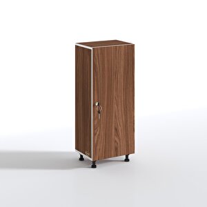 Kenzlife Sepetli Kilitli Mutfak Dolabı Ruberukilit Cvz 110x45x30 Banyo Çamaşır Beyaz 8 Li Sepet