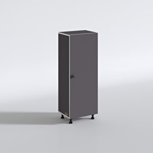 Kenzlife Sepetli Mutfak Dolabı Ruberukapak Gri 122x45x30 Kapaklı Banyo Çamaşır Beyaz 9 Lu Sepet