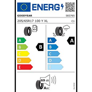 205/65 R17 100y Eagle F1 Asymmetric 6 Xl Fp Oto Yaz Lastiği (üretim:2022)