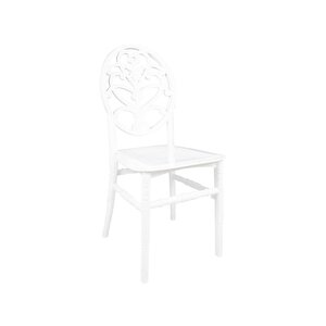 Mandella Karmen Düğün Sandalyesi Model 6 (4 Adet) Beyaz