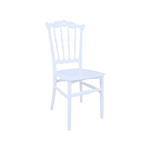 Mandella Karmen Düğün Sandalyesi Model 5 (4 Adet) Beyaz