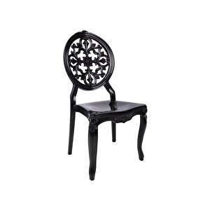 Diva Sandalye C Modeli (2 Adet) Siyah