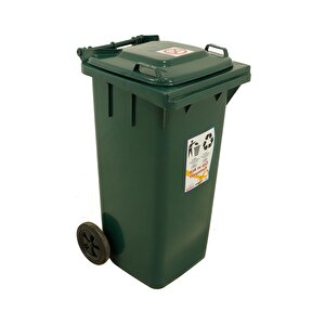 Sağlam Plastik Çöp Ve Atık Konteyneri 240 Lt Tekerlekli Eko