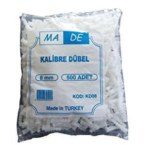 Made Kalibre Dübel 8 Mm 500 Adet