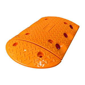 Oval Hız Kesici, Yol Kasisi 30 X 33 X 4 Cm Sarı