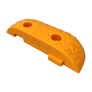 Yüksek Etkili Hız Kesici Kapağı, Yol Kasisi Kapağı 10 X 25 X 5 Cm Sarı