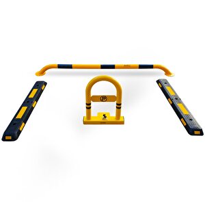 Kişisel Otopark Bariyeri Seti - Sarı Standart