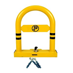 Kişisel Otopark Bariyeri Seti - Sarı Standart