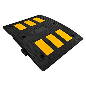 Kauçuk Hız Kesici 6 Bantlı, Yol Kasisi 60 X 50 X 4,5 Cm