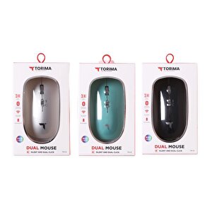 Torima Tm-14 Ergonomik Sessiz Kablosuz Siyah Optik Mouse