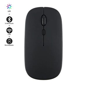 Torima Tm-12 Ergonomik Rgb Işıklı Kablosuz Siyah Optik Mouse