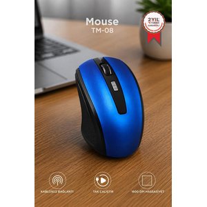 Torima Mouse Optik Kablosuz Fare Tm08 Mavi