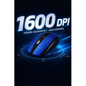 Torima Mouse Optik Kablosuz Fare Tm08 Mavi