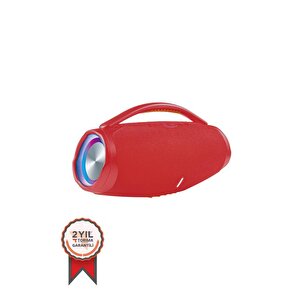 Torima Booom Box3 Led Kırmızı Bluetooth Hoparlör