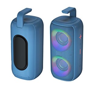 Torima A85 Taşınabilir Rgb Ledli Bluetooth Hoparlör Usb-tf Mavi