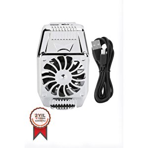 Torima H15 Gümüş Cep Telefonu Soğutucu Taşınabilir Fan