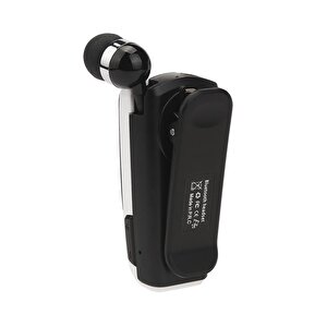Fineblue F960 Kablosuz Kulaklık Bluetooth 5.3 Titreşimli Geri Çekilebilir Yaka Kulaklığı Gümüş