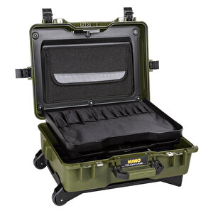 Mano Mtc 430bt Yeşi̇l Bez Takım Dizmeli Plastik Bölmeli Tough Case Pro Takım Çantası