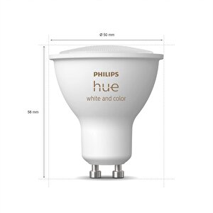 Philips Hue 4.3w Renkli Akıllı Bşl. Seti 3lü Kumandalı Gu10 Bt. - 929001953113