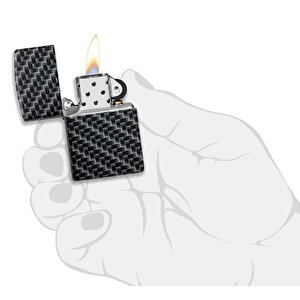 Zippo 49356 Carbon Fiber Design Çakmak