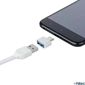 Philips 5a 100w Usba To Type-c Örgülü 1.2m Hızlı Şarj Ve Data Kablosu Gri + Schitec Type-c To Usba 3.0 Dönüştürücü Adaptör