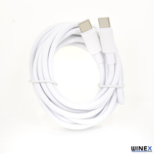 Winex Oneplus 11 İle Uyumlu 3a 45w Type-c To Type-c 3metre Data Ve Hızlı Şarj Kablosu