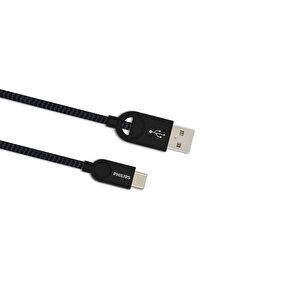 5a 100w Usba To Type-c Örgülü 1.2m Hızlı Şarj Ve Data Kablosu Siyah + Schitec Type-c To Usba 3.1 Otg Dönüştürücü Adaptör