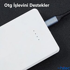 Schitec 5a 100w 20gps 4k 60hz Type-c To Type-c 4.0 Gen2 Hızlı Data Ve Şarj Kablosu Örgülü 2metre Siyah