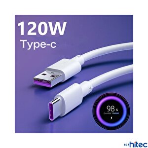 Schitec 2in1 5a 120w Usba To Type-c Ve Lightning Hızlı Data Ve Şarj Kablosu 120cm Sx21c