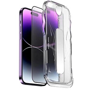 Schitec Apple Iphone 15 Pro Max 5d Hayalet Ekran Koruyucu Magic Kolay Uygulama Aparatlı