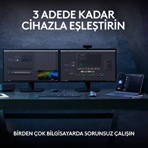 Logitech Mx Keys S Gelişmiş Aydınlatmalı Tam Boyutlu Kablosuz Türkçe Q Klavye - Siyah