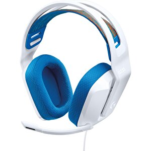 G335 Kablolu Kulak Üstü Oyuncu Kulaklığı Beyaz 981-001018