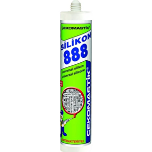 Bostik Çekomastik 888 Silikon Şeffaf 280 Ml Kartuş