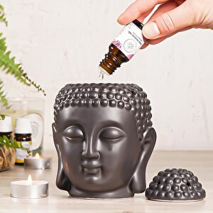 Beyaz Buddha Temalı Buhurdanlık