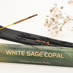 Beyaz Adaçayı & Copal Aromalı Doğal Premium Çubuk Tütsü