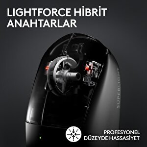 Logitech G Pro X Superlight 2 Hafif Hero 2 Sensör 32.000 Dpi Lightspeed Kablosuz Oyuncu Mouse - Beyaz